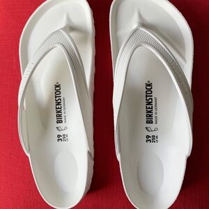 Birkenstock Honolulu Eva Unisex Flip Flop Sandals White Size EU39 L8 M6.
